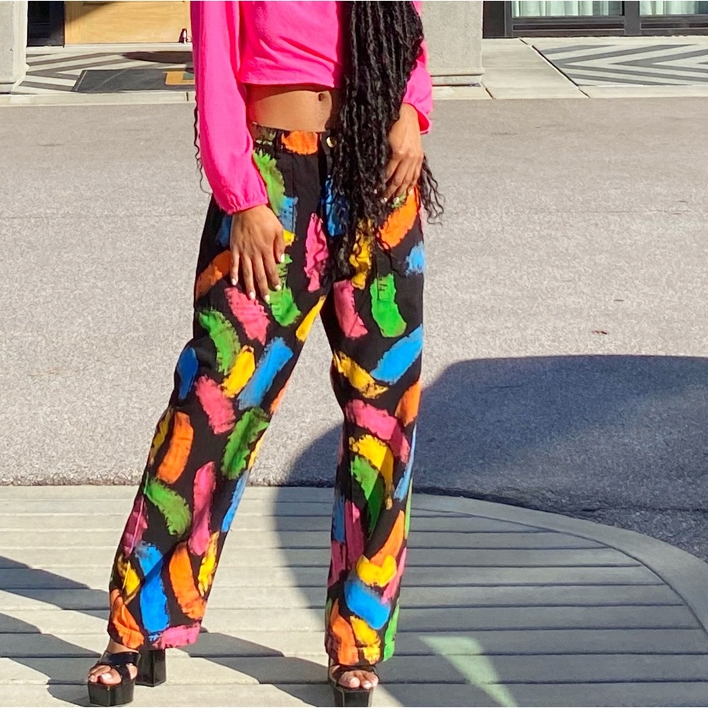 Big Bud Press Paint Stroke Work Pants
